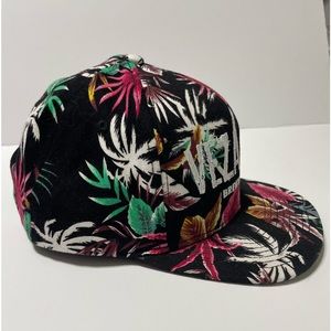 Veza Sur Brewing co. embroidered logo men's cap, floral. Adjustable